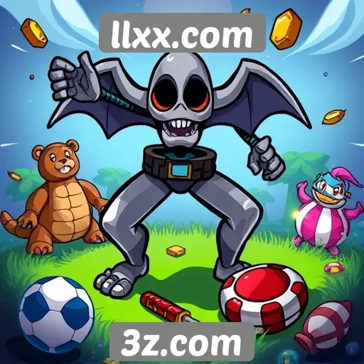 Comparação de categorias de jogos disponíveis no llxx.com
