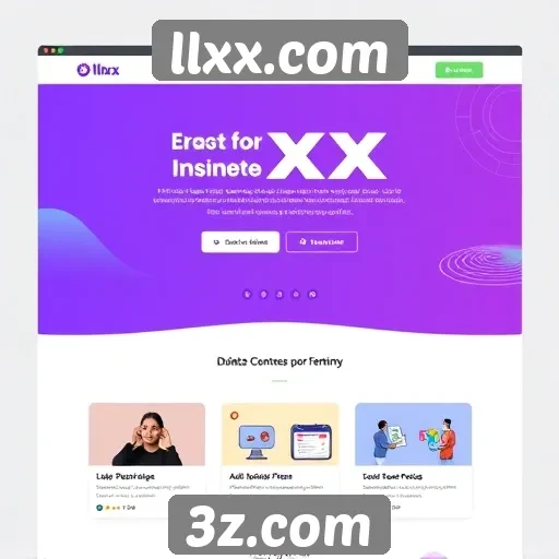 Interface do llxx.com se destaca pela usabilidade e design